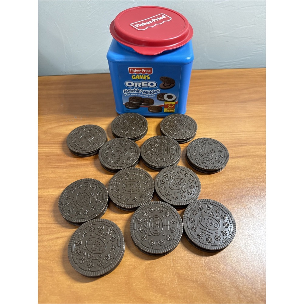 Vintage 2001 Fisher Price Oreo Matchin' Middles Oreos Matching Game Complete Set
